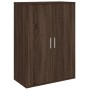 Aparador de madera de ingeniería roble marrón 60x31x84 cm de vidaXL, Aparadores - Ref: Foro24-840491, Precio: 74,25 €, Descue...
