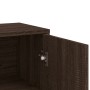 Aparador de madera de ingeniería roble marrón 60x31x84 cm de vidaXL, Aparadores - Ref: Foro24-840491, Precio: 74,25 €, Descue...