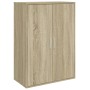 Aparador de madera de ingeniería roble Sonoma 60x31x84 cm de vidaXL, Aparadores - Ref: Foro24-840487, Precio: 74,68 €, Descue...