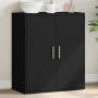Aparador de madera de ingeniería negro 79x38x80 cm de vidaXL, Aparadores - Ref: Foro24-840514, Precio: 96,80 €, Descuento: %