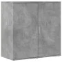 Aparador de madera de ingeniería gris hormigón 79x38x80 cm de vidaXL, Aparadores - Ref: Foro24-840516, Precio: 91,91 €, Descu...