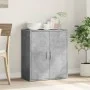 Aparador de madera de ingeniería gris hormigón 79x38x80 cm de vidaXL, Aparadores - Ref: Foro24-840516, Precio: 91,91 €, Descu...