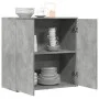 Aparador de madera de ingeniería gris hormigón 79x38x80 cm de vidaXL, Aparadores - Ref: Foro24-840516, Precio: 91,91 €, Descu...