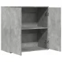 Aparador de madera de ingeniería gris hormigón 79x38x80 cm de vidaXL, Aparadores - Ref: Foro24-840516, Precio: 91,91 €, Descu...