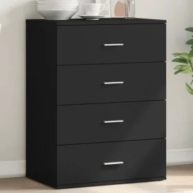 Aparador de madera de ingeniería negro 60x39x80 cm by vidaXL, Sideboards - Ref: Foro24-840528, Price: 104,42 €, Discount: %
