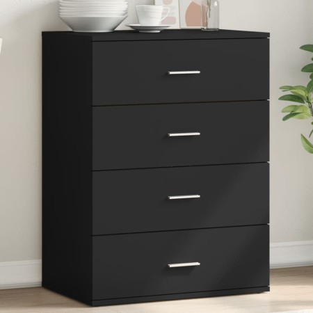 Aparador de madera de ingeniería negro 60x39x80 cm de vidaXL, Aparadores - Ref: Foro24-840528, Precio: 106,95 €, Descuento: %