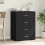 Aparador de madera de ingeniería negro 60x39x80 cm de vidaXL, Aparadores - Ref: Foro24-840528, Precio: 104,42 €, Descuento: %