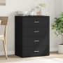 Aparador de madera de ingeniería negro 60x39x80 cm de vidaXL, Aparadores - Ref: Foro24-840528, Precio: 106,95 €, Descuento: %