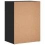 Aparador de madera de ingeniería negro 60x39x80 cm de vidaXL, Aparadores - Ref: Foro24-840528, Precio: 104,42 €, Descuento: %
