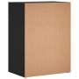 Aparador de madera de ingeniería negro 60x39x80 cm de vidaXL, Aparadores - Ref: Foro24-840528, Precio: 106,95 €, Descuento: %