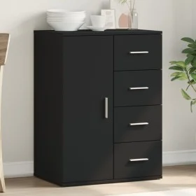 Schwarzer Schrank aus Holzwerkstoff 59x39x80 cm von vidaXL, Sideboards - Ref: Foro24-840535, Preis: 100,55 €, Rabatt: %
