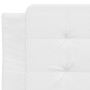 Estructura de cama cabecero cuero sintético blanco 100x200 cm de vidaXL, Camas y somieres - Ref: Foro24-3208164, Precio: 132,...