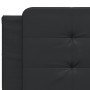 Estructura de cama con cabecero cuero sintético negro 160x200cm de vidaXL, Camas y somieres - Ref: Foro24-3208191, Precio: 22...