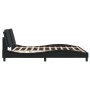 Estructura de cama con cabecero cuero sintético negro 180x200cm de vidaXL, Camas y somieres - Ref: Foro24-3208198, Precio: 22...