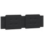 Estructura de cama con cabecero cuero sintético negro 180x200cm de vidaXL, Camas y somieres - Ref: Foro24-3208198, Precio: 22...