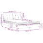 Cama con colchón cuero sintético marrón 120x200 cm de vidaXL, Camas y somieres - Ref: Foro24-3208854, Precio: 380,75 €, Descu...
