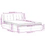 Cama con colchón cuero sintético marrón 140x200 cm de vidaXL, Camas y somieres - Ref: Foro24-3208868, Precio: 417,40 €, Descu...