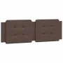 Bed with brown synthetic leather mattress 160x200 cm by vidaXL, Beds and slatted bases - Ref: Foro24-3208875, Price: 401,71 €...