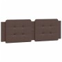 Cama con colchón cuero sintético marrón 160x200 cm de vidaXL, Camas y somieres - Ref: Foro24-3208875, Precio: 422,68 €, Descu...
