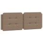 Cama con colchón cuero sintético capuchino 120x200 cm de vidaXL, Camas y somieres - Ref: Foro24-3208856, Precio: 354,54 €, De...