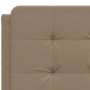 Cama con colchón cuero sintético capuchino 120x200 cm de vidaXL, Camas y somieres - Ref: Foro24-3208856, Precio: 354,54 €, De...