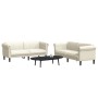 Juego de sofás 2 piezas terciopelo crema de vidaXL, Sofás - Ref: Foro24-3209226, Precio: 538,90 €, Descuento: %