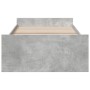 Cama con cajones madera ingeniería gris hormigón 90x190 cm de vidaXL, Camas y somieres - Ref: Foro24-3280345, Precio: 121,27 ...