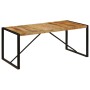 Mesa de comedor de madera maciza de mango rugosa 180 cm en Mesas de comedor | Comprar online en Foru.es
