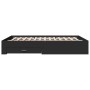 Cama con cajones madera de ingeniería negro 140x200 cm de vidaXL, Camas y somieres - Ref: Foro24-3280385, Precio: 174,25 €, D...