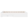 Cama con cajones madera de ingeniería blanca 140x190 cm de vidaXL, Camas y somieres - Ref: Foro24-3280398, Precio: 185,96 €, ...