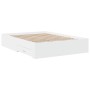 Cama con cajones madera de ingeniería blanca 140x190 cm de vidaXL, Camas y somieres - Ref: Foro24-3280398, Precio: 185,96 €, ...