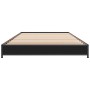Estructura de cama madera de ingeniería y metal negro 90x200 cm de vidaXL, Camas y somieres - Ref: Foro24-845176, Precio: 71,...