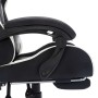 Silla gaming con luces LED RGB cuero sintético blanco y negro de vidaXL, Sillas de oficina - Ref: Foro24-288011, Precio: 201,...