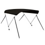 Toldo bimini de 2 arcos negro 150x120x110 cm de vidaXL, Cubiertas para almacenamiento de barcas - Ref: Foro24-94795, Precio: ...