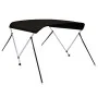 Toldo bimini de 2 arcos negro 150x120x110 cm by vidaXL, Boat storage covers - Ref: Foro24-94795, Price: 94,91 €, Discount: %