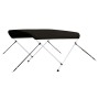 Toldo bimini de 2 arcos negro 150x120x110 cm de vidaXL, Cubiertas para almacenamiento de barcas - Ref: Foro24-94795, Precio: ...