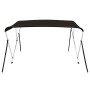 Toldo bimini de 3 arcos negro 183x196x137 cm de vidaXL, Cubiertas para almacenamiento de barcas - Ref: Foro24-94805, Precio: ...