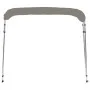 Grauer Bimini-Sonnenschutz mit 4 Bögen, 243x196x137 cm. von vidaXL, Aufbewahrungsabdeckungen für Boote - Ref: Foro24-94807, P...