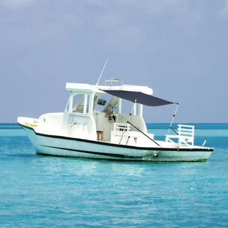 Markise T-Top Verlängerung in Marineblau 170x208x(115-183) cm von vidaXL, Aufbewahrungsabdeckungen für Boote - Ref: Foro24-94...
