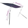 Toldo T-Top extensión azul marino 170x208x(115-183) cm de vidaXL, Cubiertas para almacenamiento de barcas - Ref: Foro24-94866...