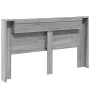 Cabecero de cama con LED gris Sonoma 180x16,5x103,5 cm de vidaXL, Cabeceros y pies de cama - Ref: Foro24-839264, Precio: 115,...