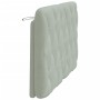 Cabecero de cama acolchado terciopelo gris claro 120 cm de vidaXL, Cabeceros y pies de cama - Ref: Foro24-374720, Precio: 36,...