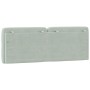 Cabecero de cama acolchado terciopelo gris claro 120 cm de vidaXL, Cabeceros y pies de cama - Ref: Foro24-374720, Precio: 36,...