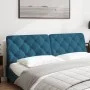 Blaues, samtgepolstertes Bettkopfteil, 180 cm von vidaXL, Kopf- und Fußteile - Ref: Foro24-374743, Preis: 86,90 €, Rabatt: %