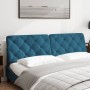 Cabecero de cama acolchado terciopelo azul 180 cm de vidaXL, Cabeceros y pies de cama - Ref: Foro24-374743, Precio: 88,58 €, ...