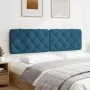 Blaues, samtgepolstertes Bettkopfteil, 180 cm von vidaXL, Kopf- und Fußteile - Ref: Foro24-374743, Preis: 86,90 €, Rabatt: %