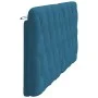 Blaues, samtgepolstertes Bettkopfteil, 180 cm von vidaXL, Kopf- und Fußteile - Ref: Foro24-374743, Preis: 86,90 €, Rabatt: %
