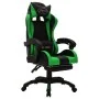 Silla gaming con luces LED RGB cuero sintético verde y negro de vidaXL, Sillas de oficina - Ref: Foro24-288009, Precio: 193,5...