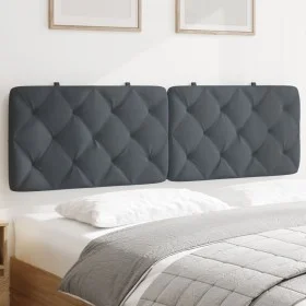 Dunkelgraues, samtgepolstertes Bettkopfteil 160 cm von vidaXL, Kopf- und Fußteile - Ref: Foro24-374734, Preis: 80,85 €, Rabat...