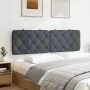 Dunkelgraues, samtgepolstertes Bettkopfteil 160 cm von vidaXL, Kopf- und Fußteile - Ref: Foro24-374734, Preis: 80,85 €, Rabat...